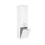 Hanah Home Armario Multiusos Blanco con Estantes y Cajón Adr-621-Pp-1